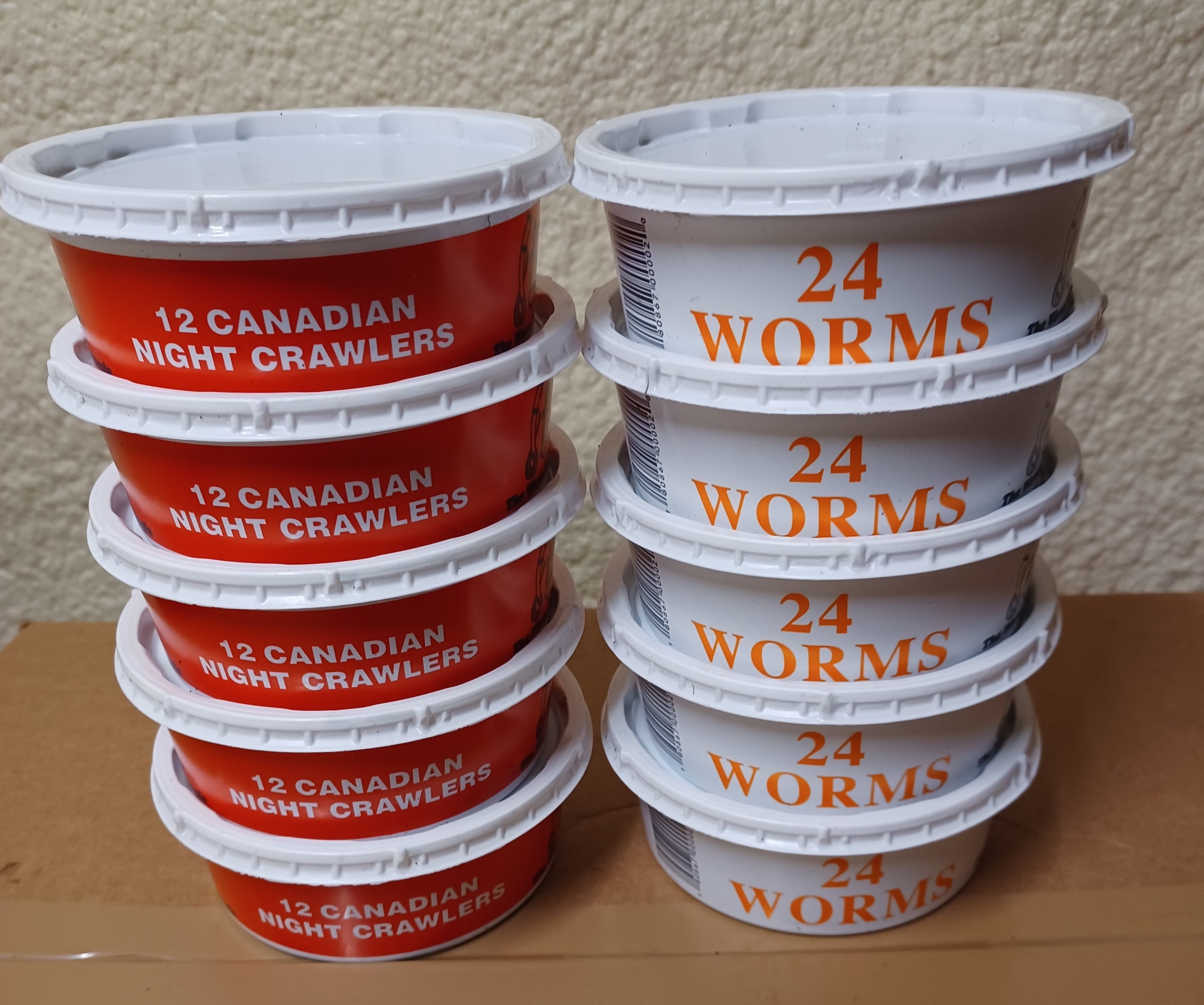 Live Worms  Canadian Nightcrawlers - Direct Wholesale Shipment